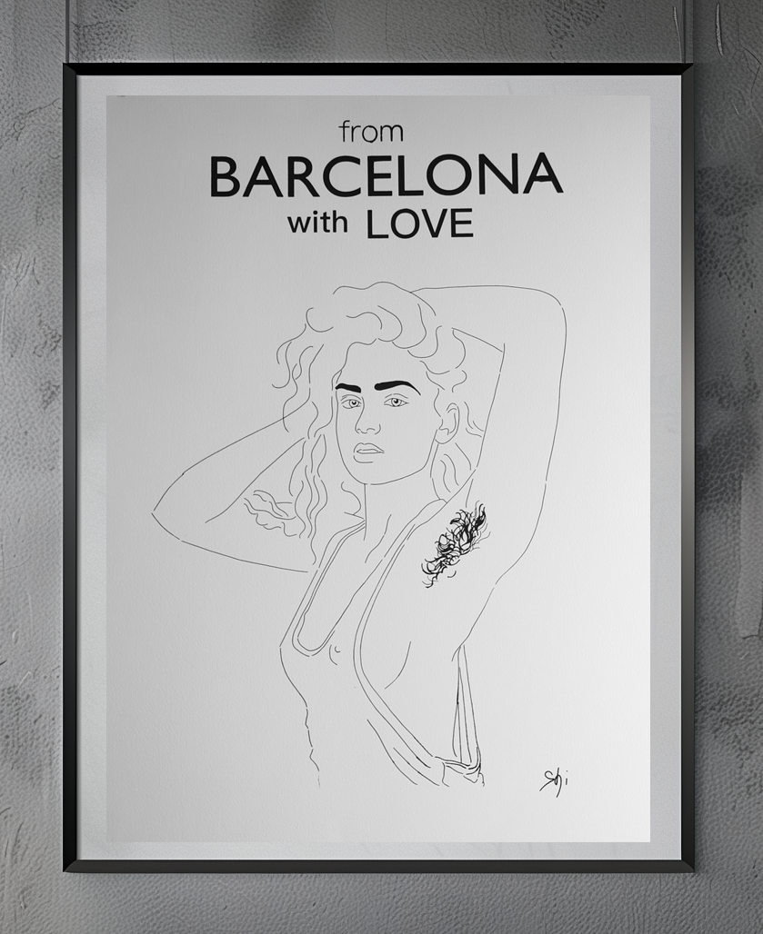 PAINTING "FROM BARCELONA WITH LOVE"
