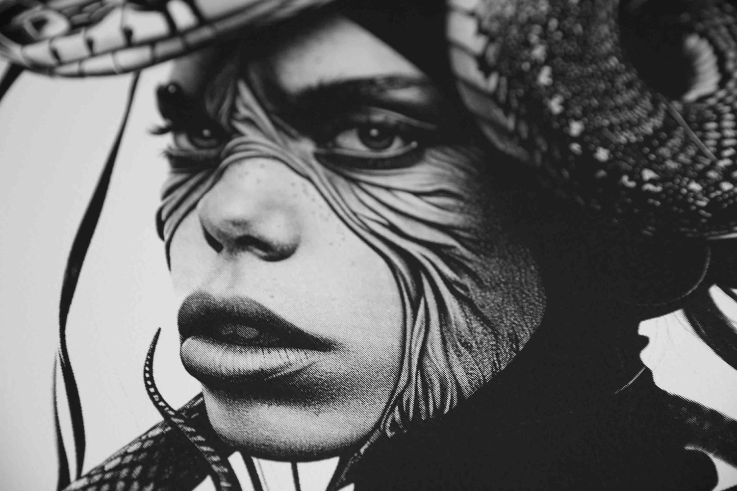 PAINTING "EVERY WOMAN SHOULD HAVE A SNAKE"