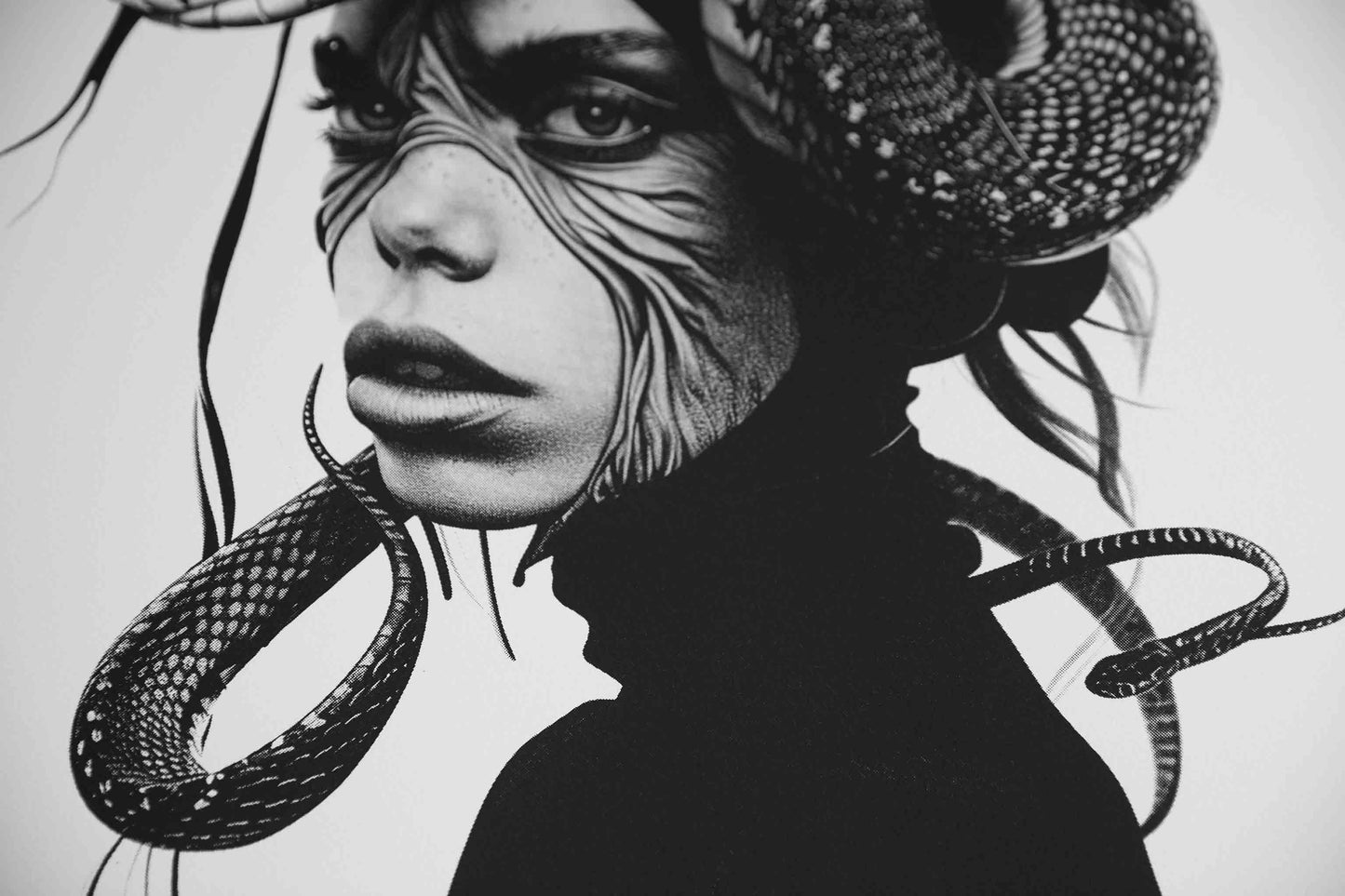 PAINTING "EVERY WOMAN SHOULD HAVE A SNAKE"