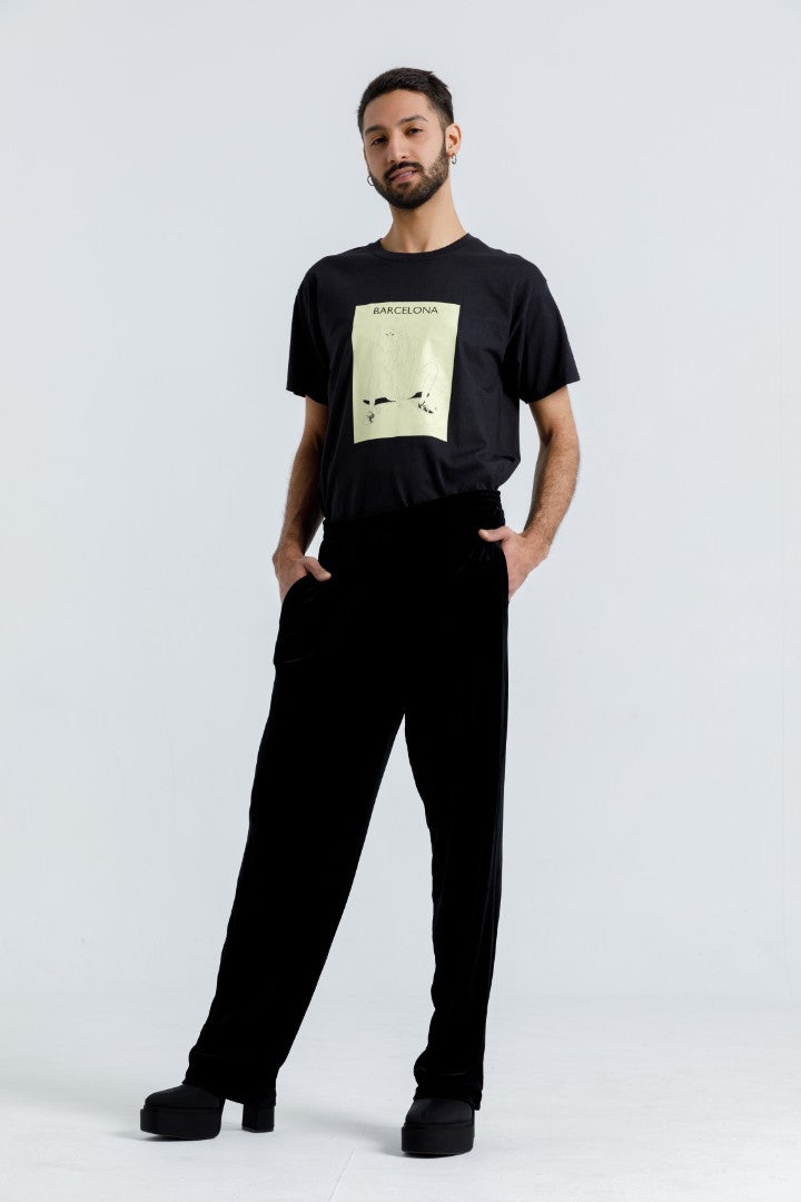 CAMISETA "BARCELONA" NEGRA