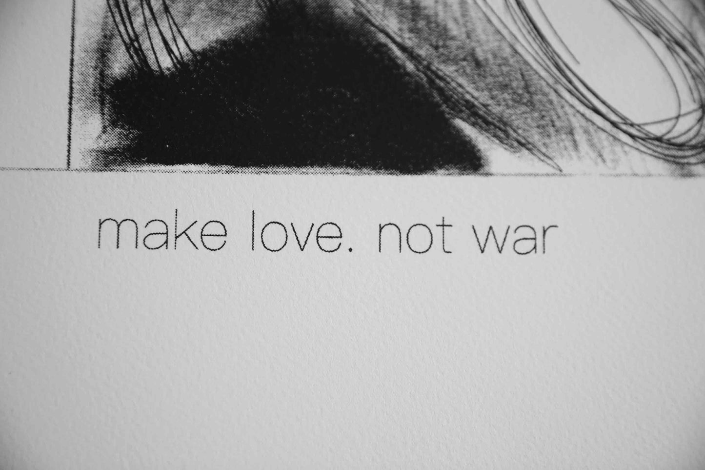 PAINTING "MAKE LOVE, NOT WAR III"