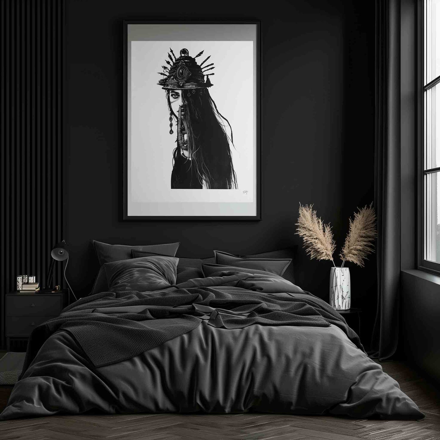 PAINTING "TIBETIAN STUPA"