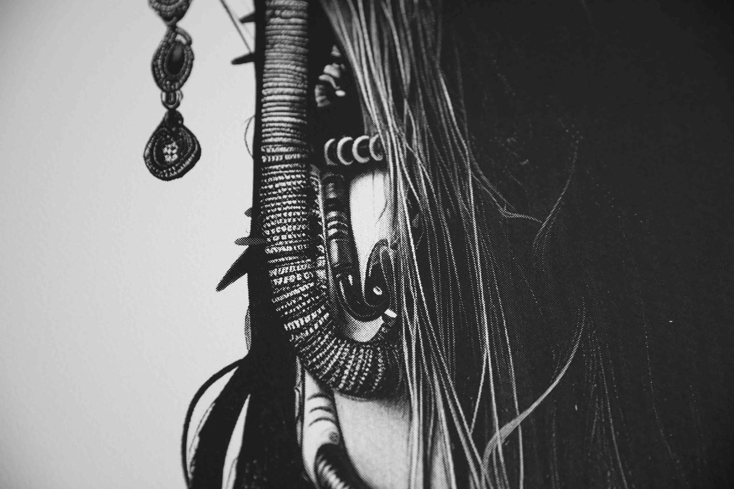 PAINTING "TIBETIAN STUPA"