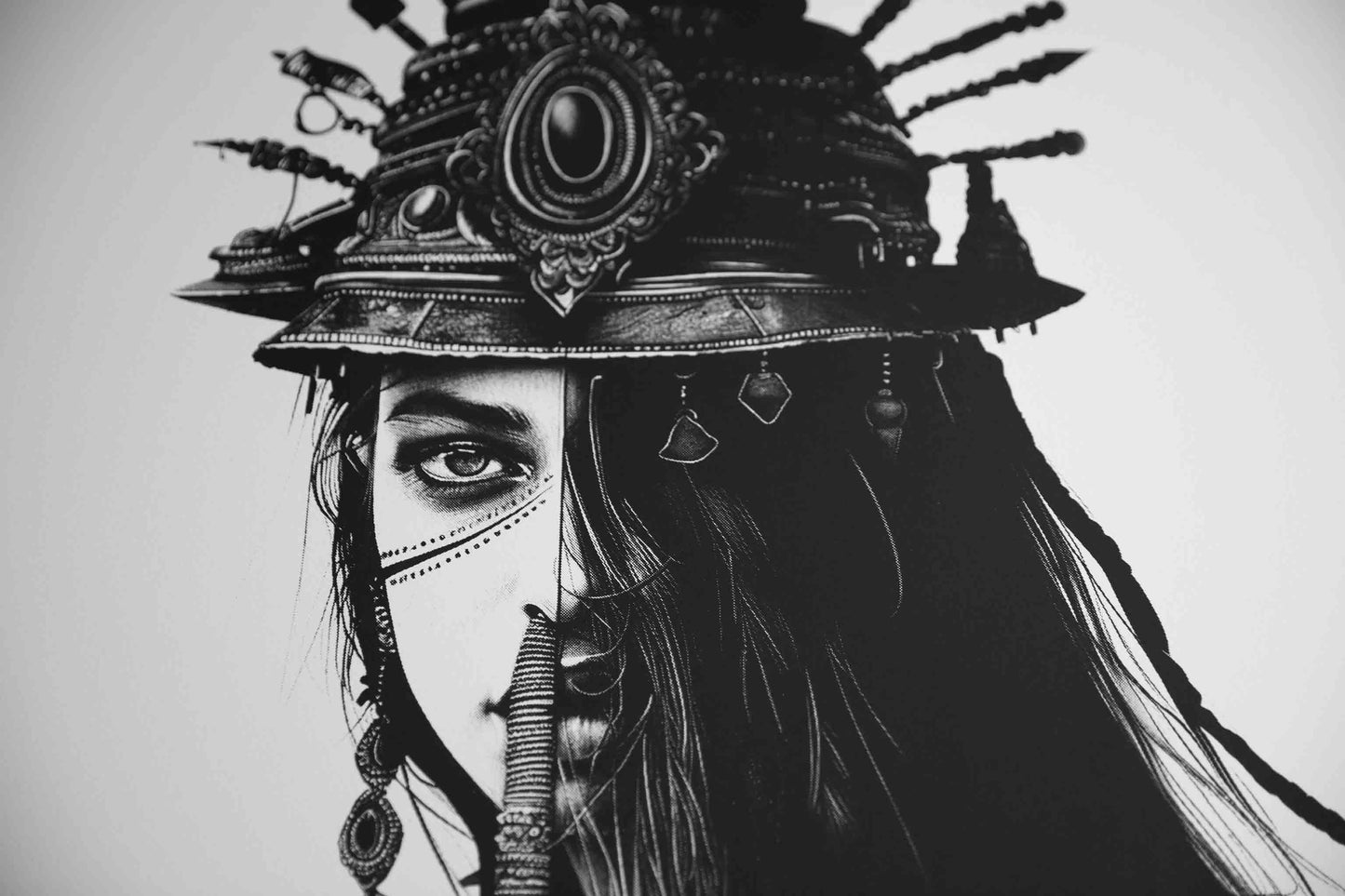 PAINTING "TIBETIAN STUPA"