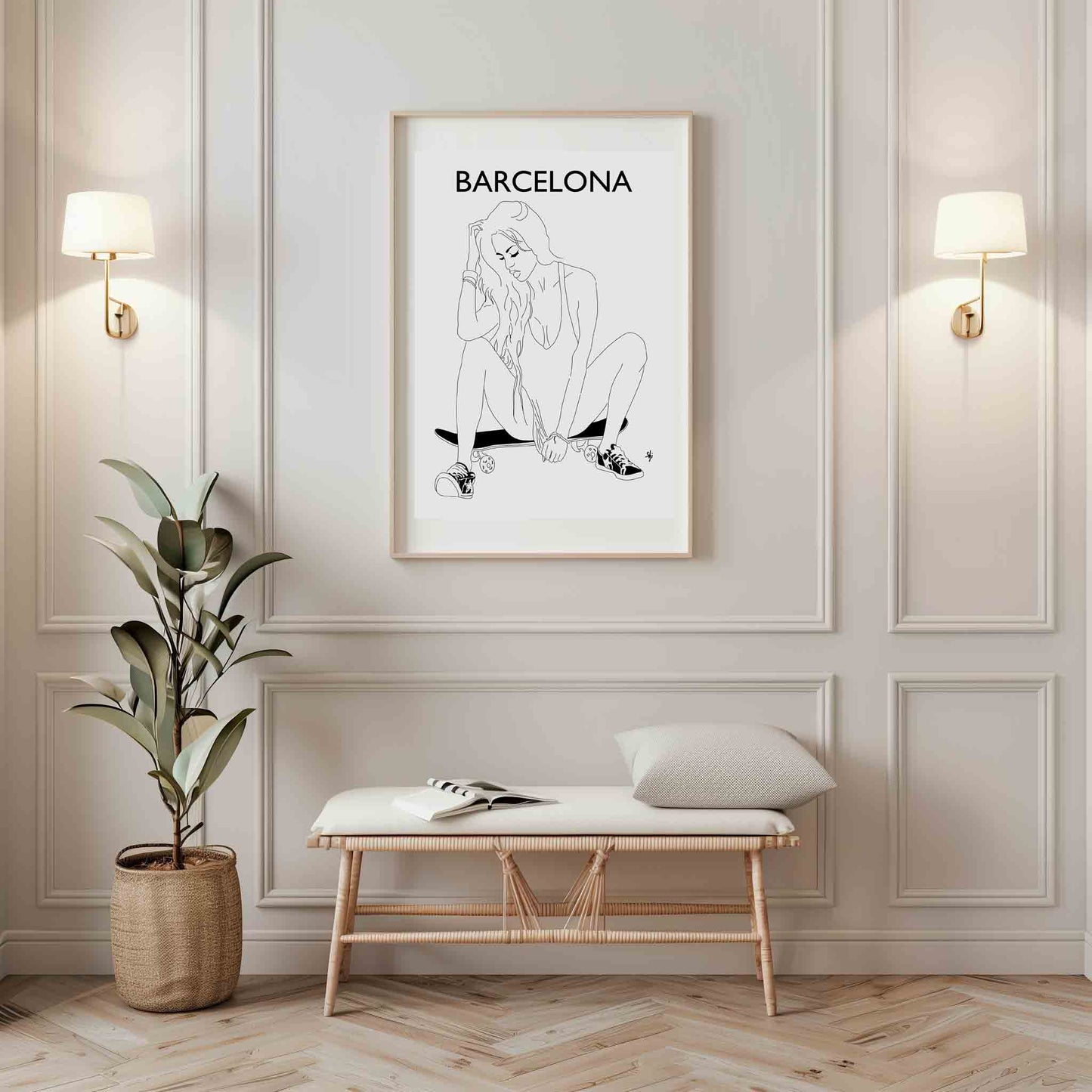 PINTURA "BARCELONA"