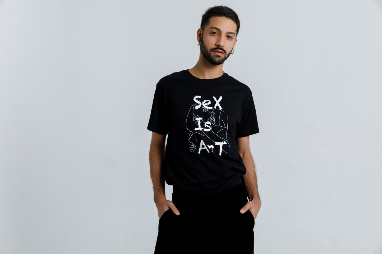 T-SHIRT "SEX IS ART"